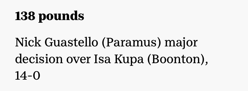 Paramus HS Wrestling tweet media