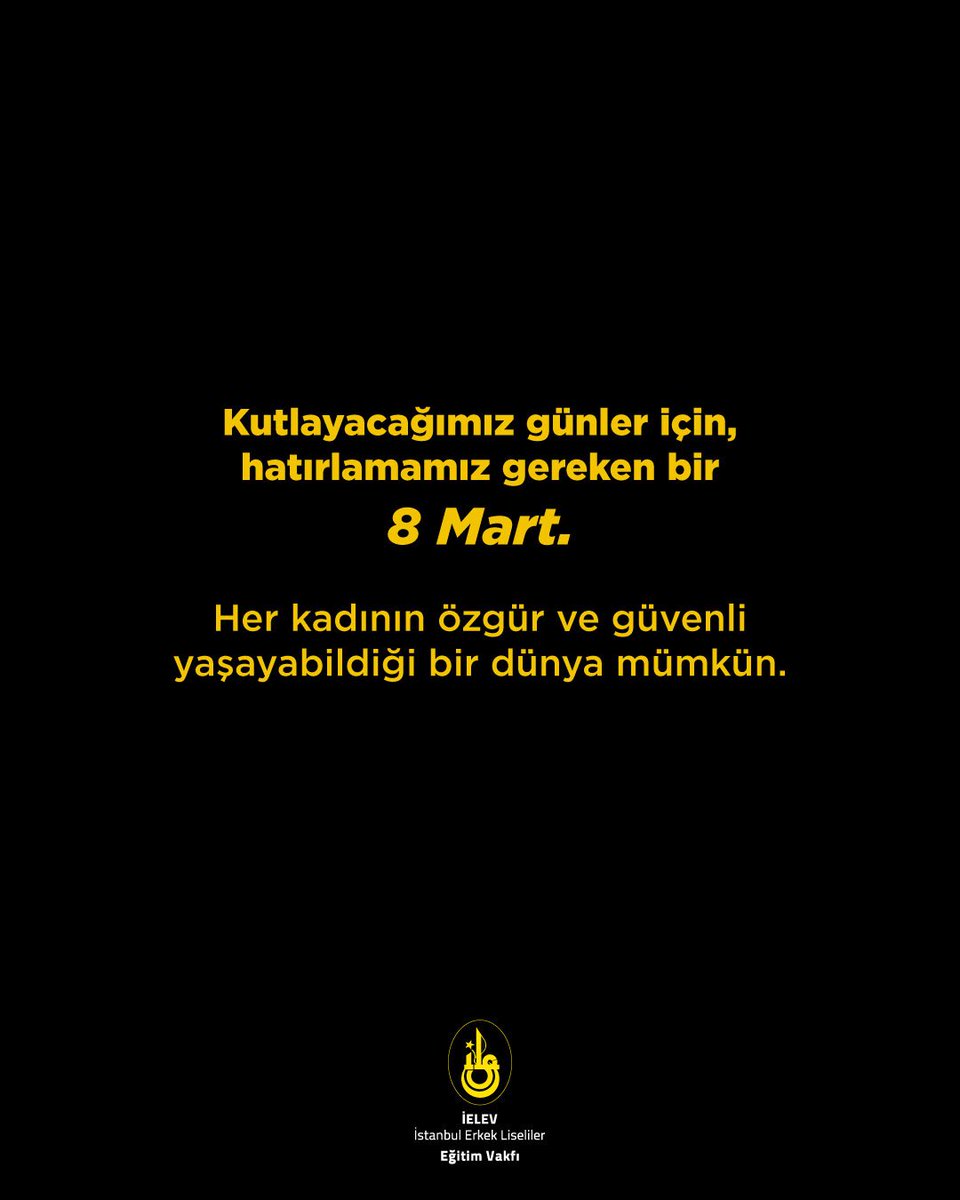 İELEV tweet media