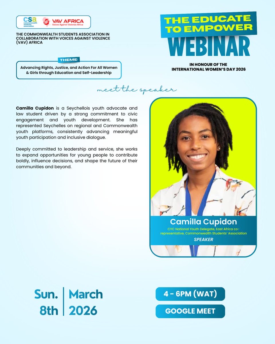 Commonwealth Students' Association tweet media