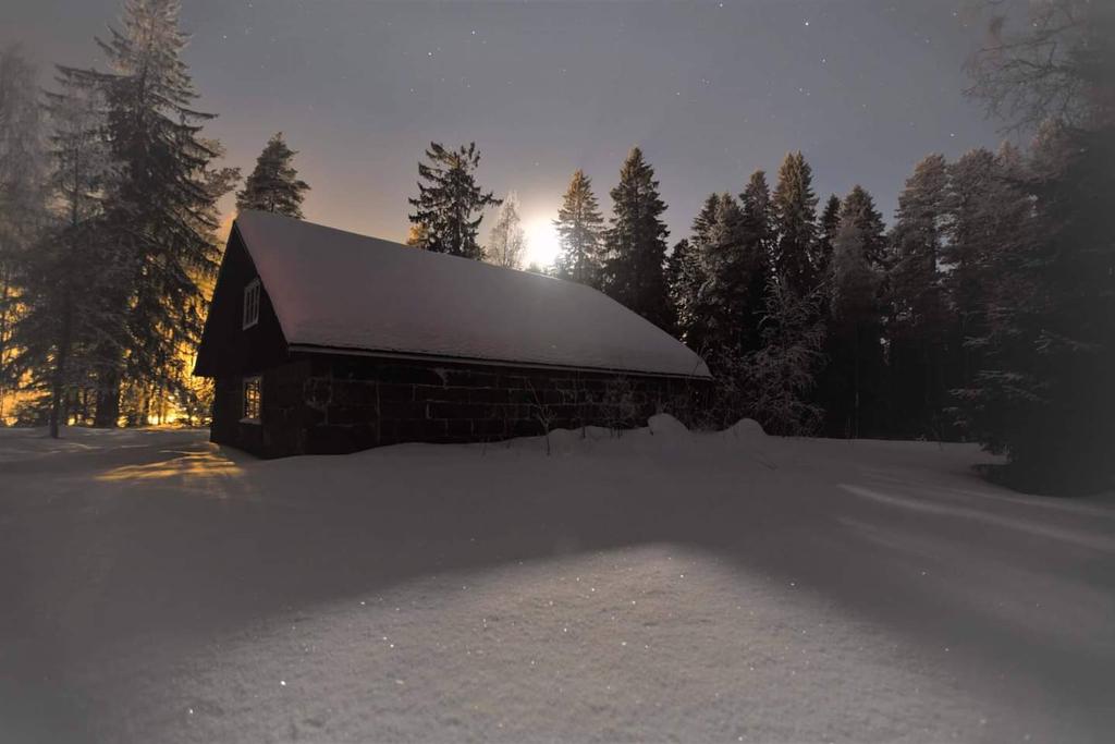 PHatunen's tweet image. Kuutamo yön valoa..7.3.2017
#moonlight #winternight #Finland
#Vaala