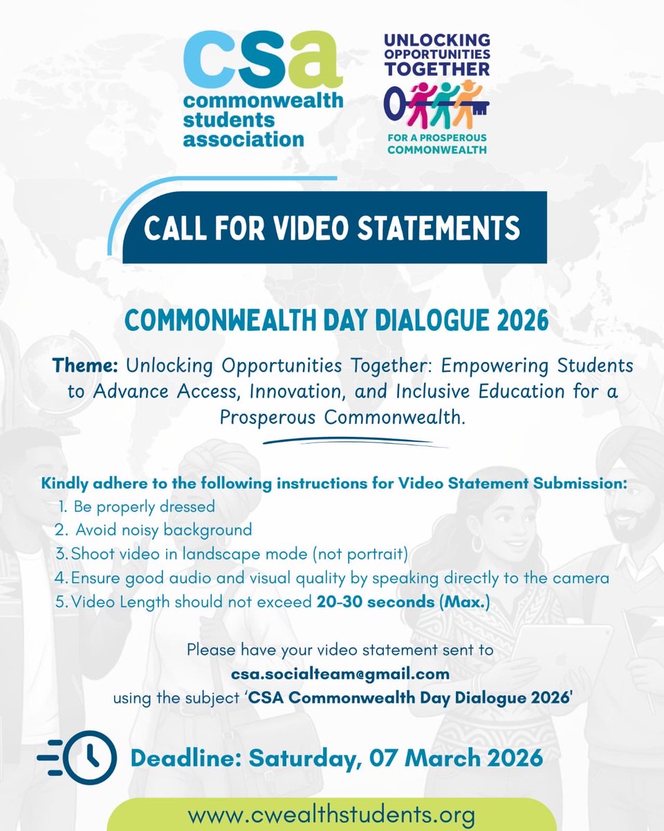 Commonwealth Students' Association tweet media