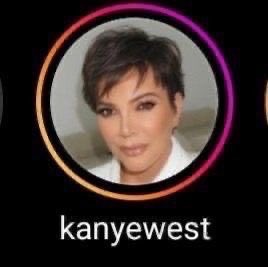 YZYFRANCE1's tweet photo. When Ye had a Kris Jenner profile pic https://t.co/LRDCE6btJ4