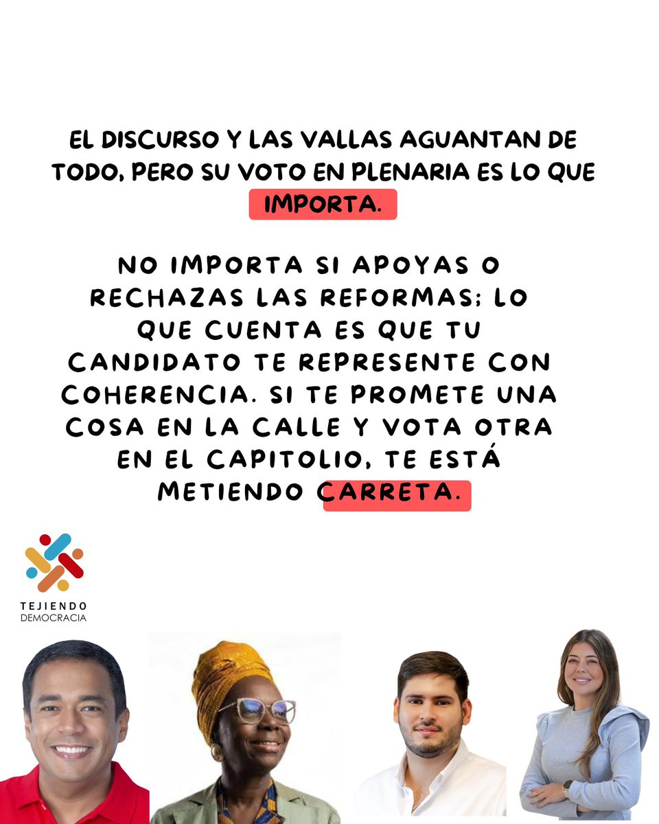 Tejiendo Democracia tweet media