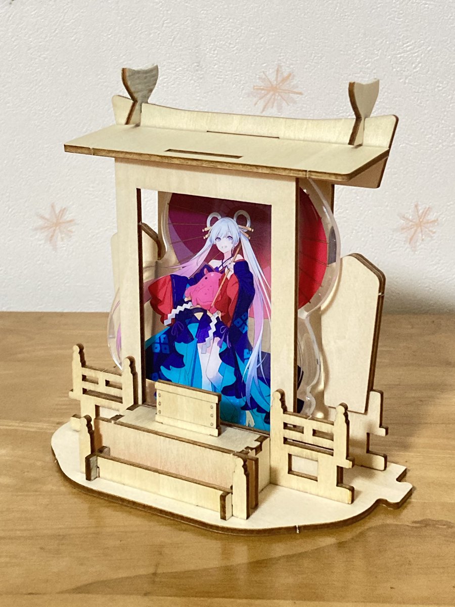 超かぐや姫！　ヤチヨセット 🐙「ヤチヨの神棚セット」は実費4000円と、 チカラ技💪🛠️🪚によって
