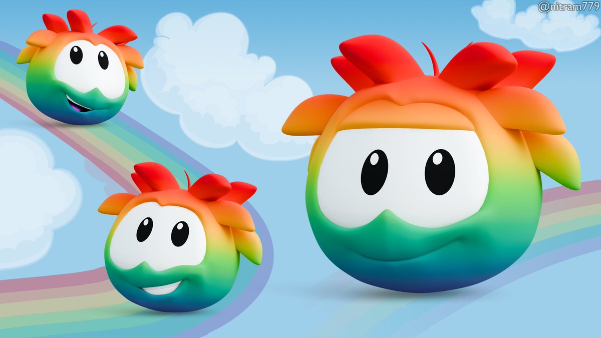 nitram779's tweet photo. Puffle Wallpapers (Part 4)
Finally, after many delays, here they are: Mythical Puffles!
#clubpenguin #puffles #3dmodeling #blender #b3d #3drender #3dart #art https://t.co/7xpP2ikZIM