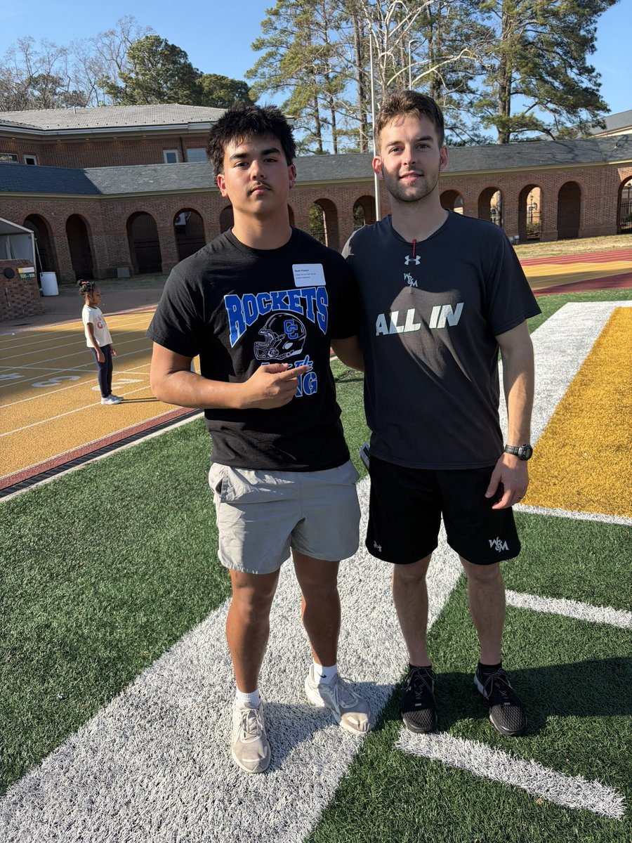 noah__paxton33's tweet photo. Thank you @CoachMikeLondon and the rest of the William&amp;Mary football staff for such a great junior day! It was an amazing experience and I can't wait to learn more about the program. @JDowdy31 @carljfred https://t.co/b4pNrqJ5QT