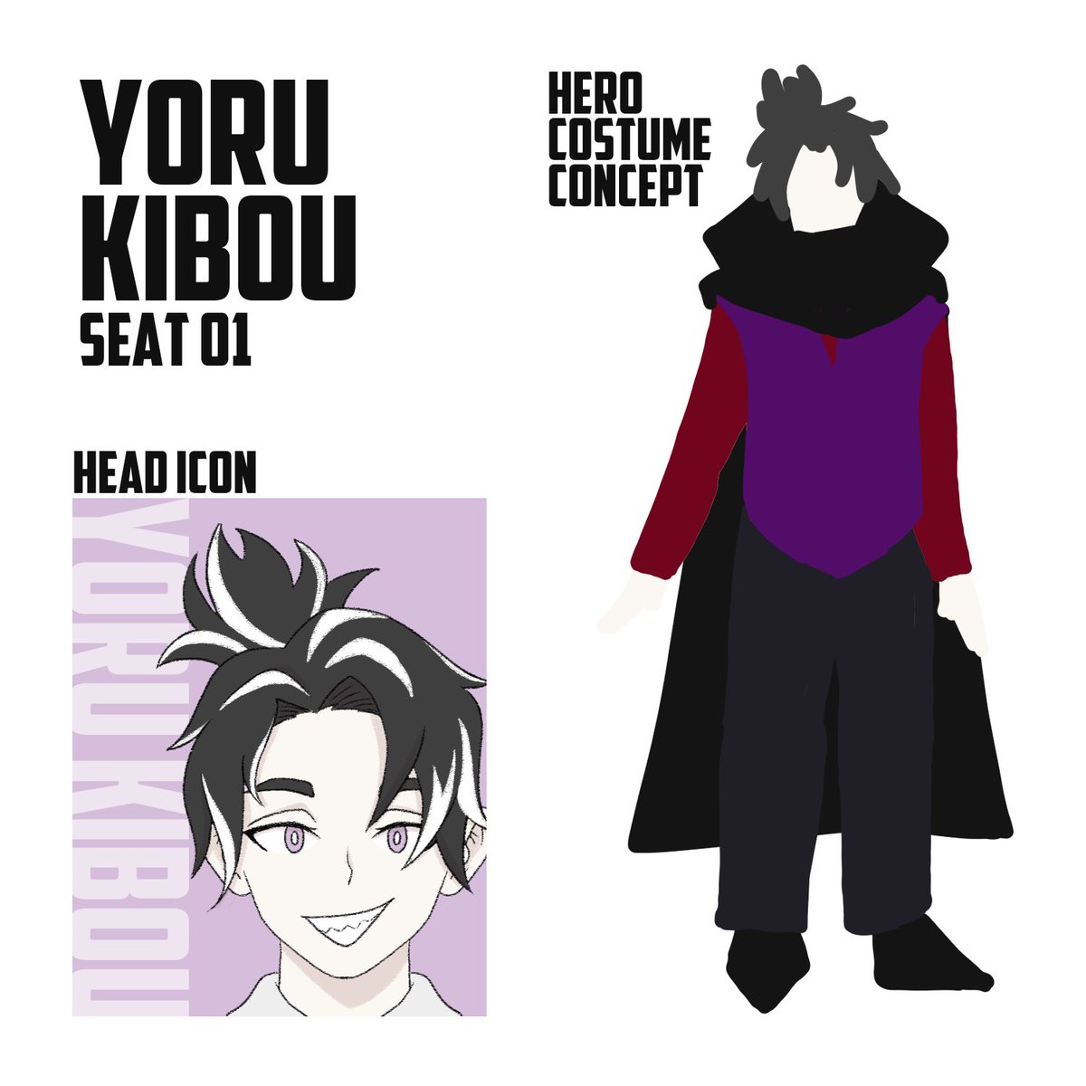 shining_heroes's tweet photo. Meet Yoru Kibou!

Yoru is one of the 20 students in my MHA Fancomic and the oc belongs to @Puffball_plays who kindly allowed me to use them in the story!

#mhaoc #mhafancomic https://t.co/iEcKkh6gj9