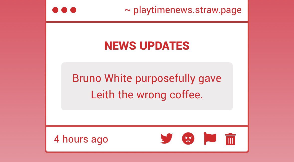 ThePlaytimeNews's tweet photo. 🚨Slow News!🚨 The higher ups are being petty again. https://t.co/xXQUDsgsIf