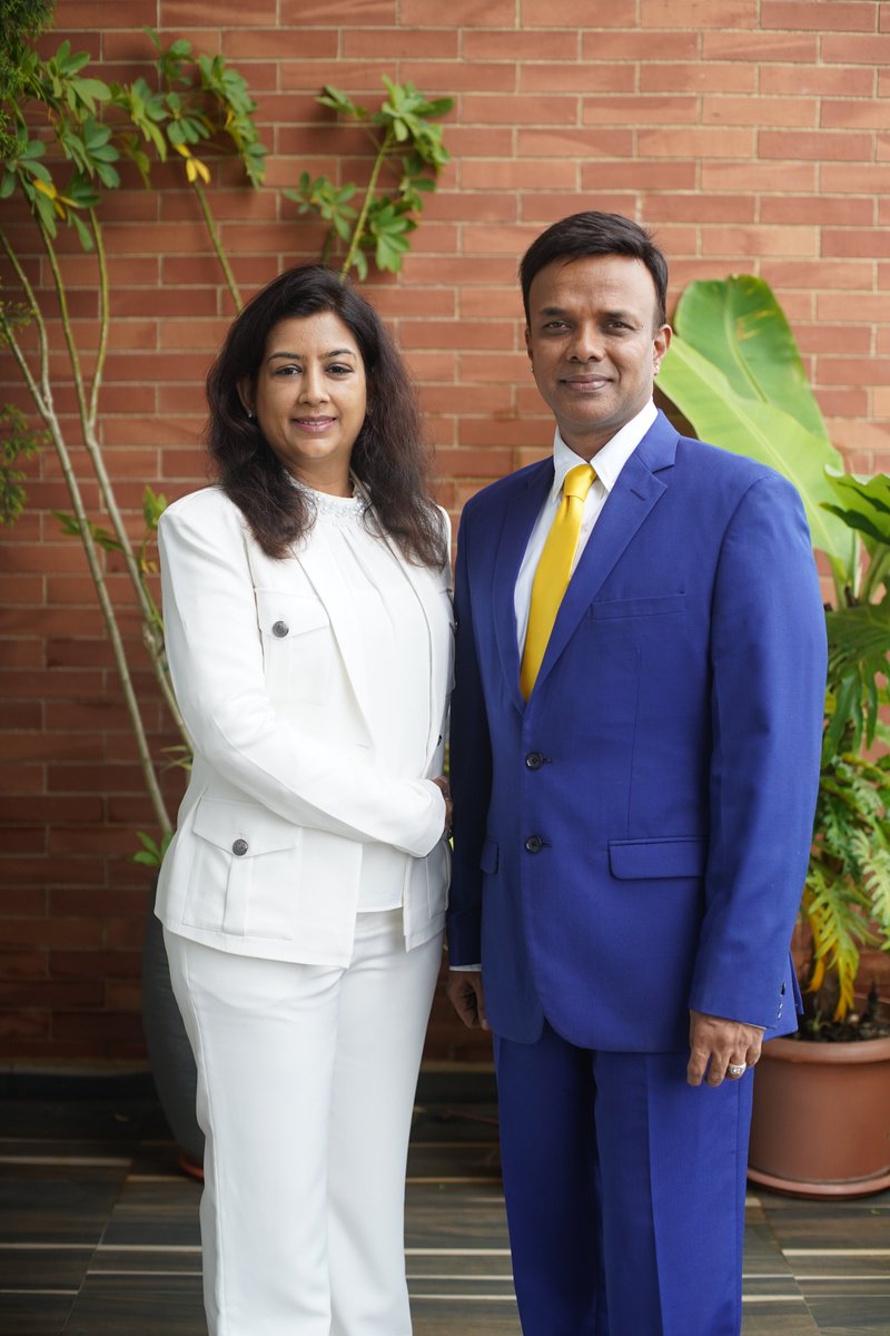 My wife, Vishakha, is a founder, investor, podcaster, &amp; a mother of two.   

But what I admire most is the calm, patience, &amp; mindfulness she brings to everything she does.  

Grateful for the strength she brings to our family and many others. #HappyWomensDay
<a href="/TrishAgarwal/">Vishakha Agarwal (Trishna Nagrani)</a>