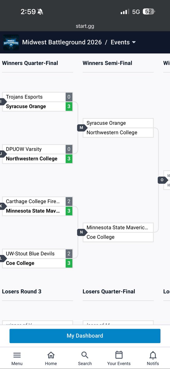 Coe College Esports tweet media