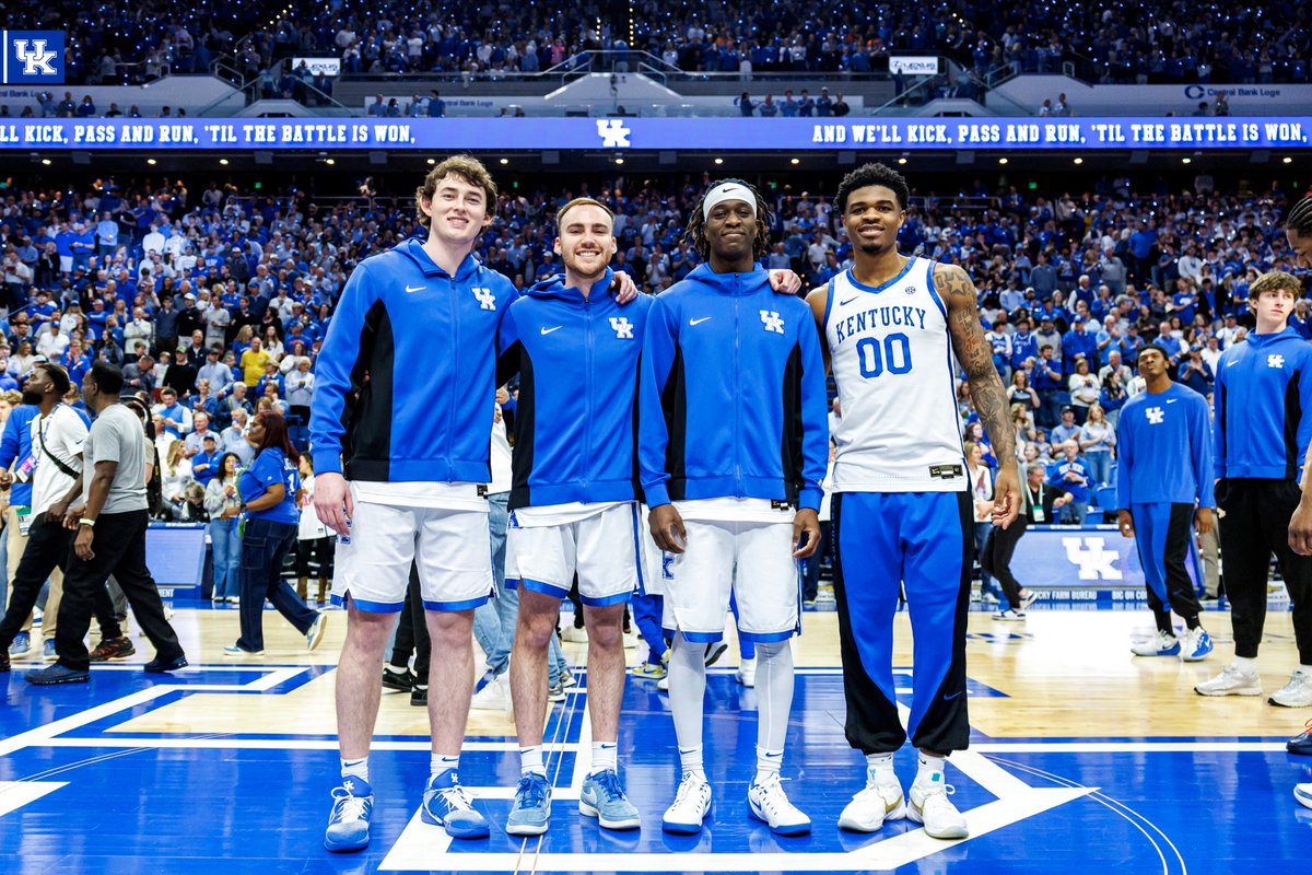 KentuckyMBB's tweet photo. One last time in @Rupp_Arena. 💙 https://t.co/FXef90Evlw