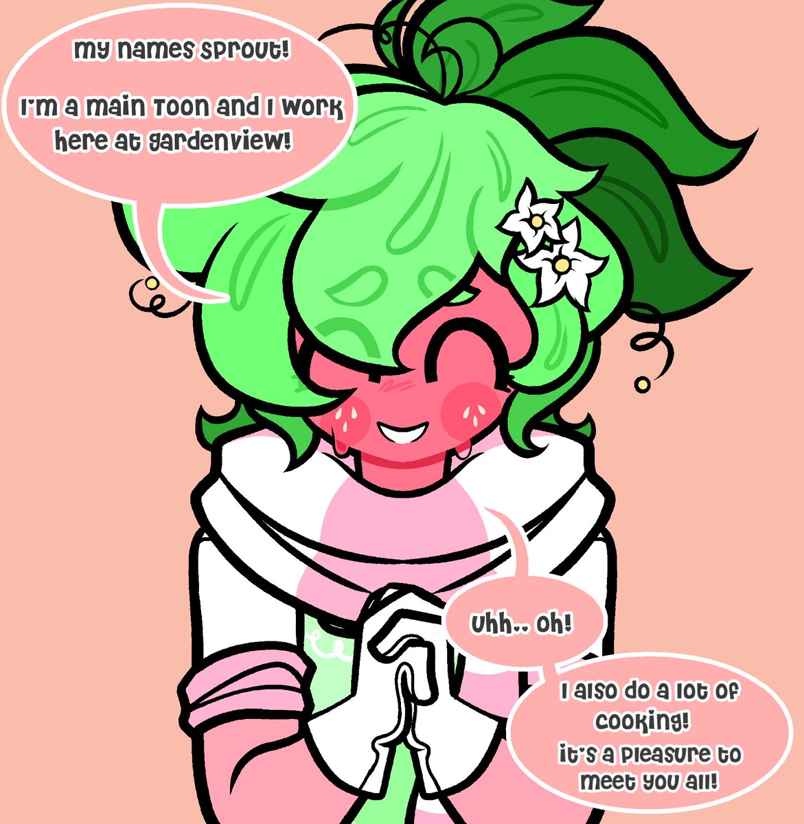 SberryBaker's tweet photo. " Uhm... Hello everyone! It's a pleasure to meet you all! I'll be documenting my time here in Gardenview, since Cosmo so desperately wanted me too... Feel free to ask me any questions! I'm sure I can offer some answers! " ~🍓

#dwtwt #parodytwt https://t.co/saqkRhLib2