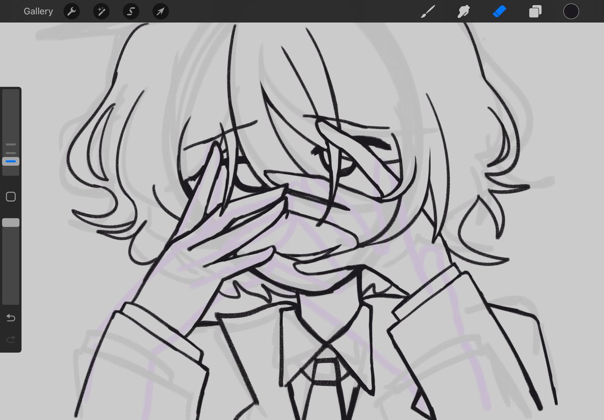 The one thing i hate about drawing guide is the hat😢