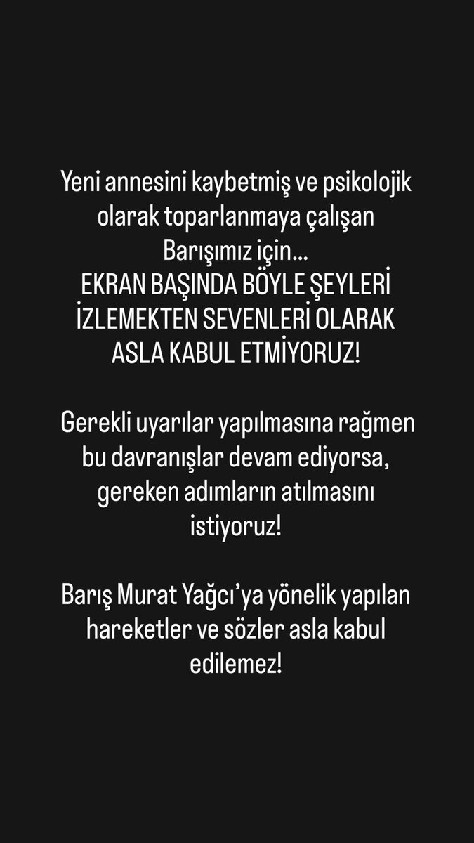 BARIŞ MURAT YAĞCI’ya karşı yapılan hareketler ve şiddet içerikli sözleri görmek ya da duymak istemiyoruz! 

Ekran başında yüzlerce insan izliyor. <a href="/acunilicali/">Acun Ilıcalı</a> #survivor2026  #barışmuratyağcı• #bmyfc