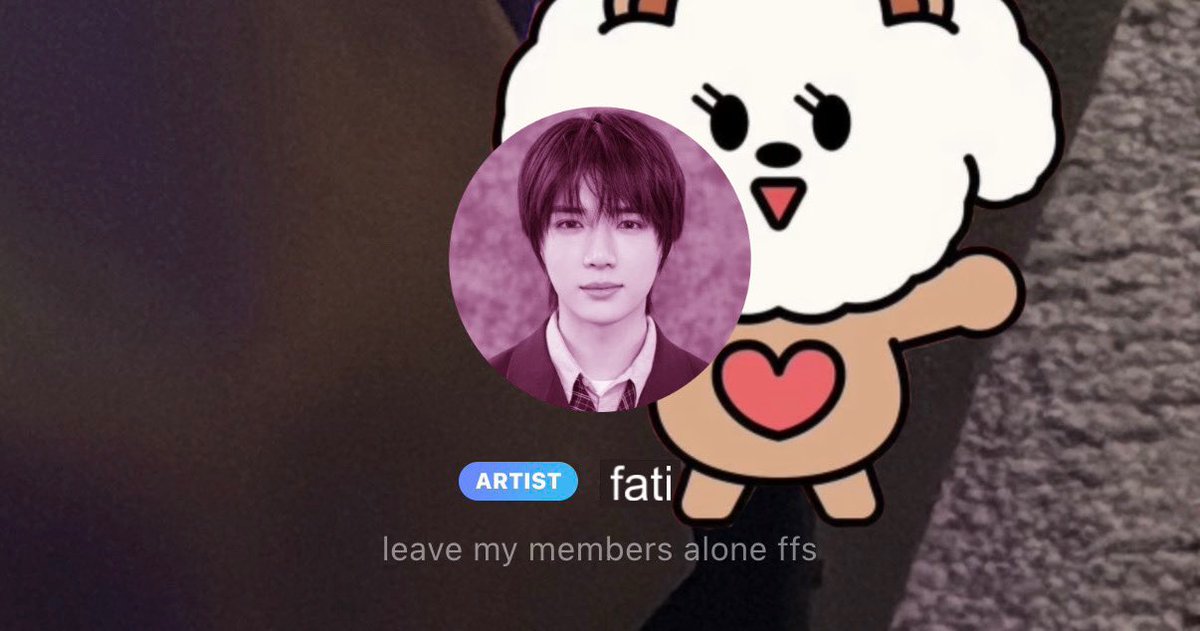 fati updated her 💭 status "leave my members alone ffs"