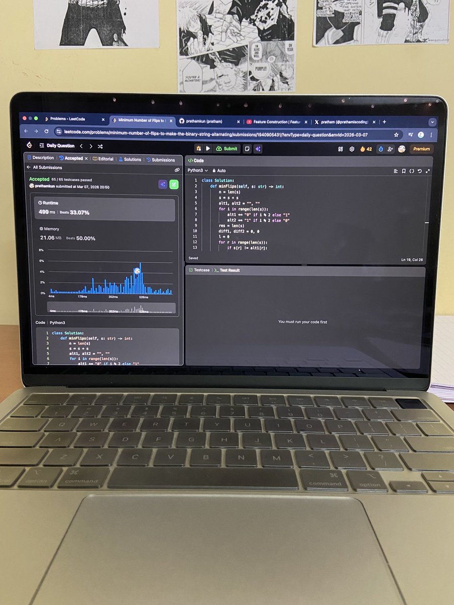prathamiscoding's tweet photo. Day 45 - Becoming an AI/ML Engineer 
- 9 to 5 college
- learned feature construction, feature splitting 
- solved one leetcode problem
- worked on mini project, synopsis and report https://t.co/k6KVINjOYO