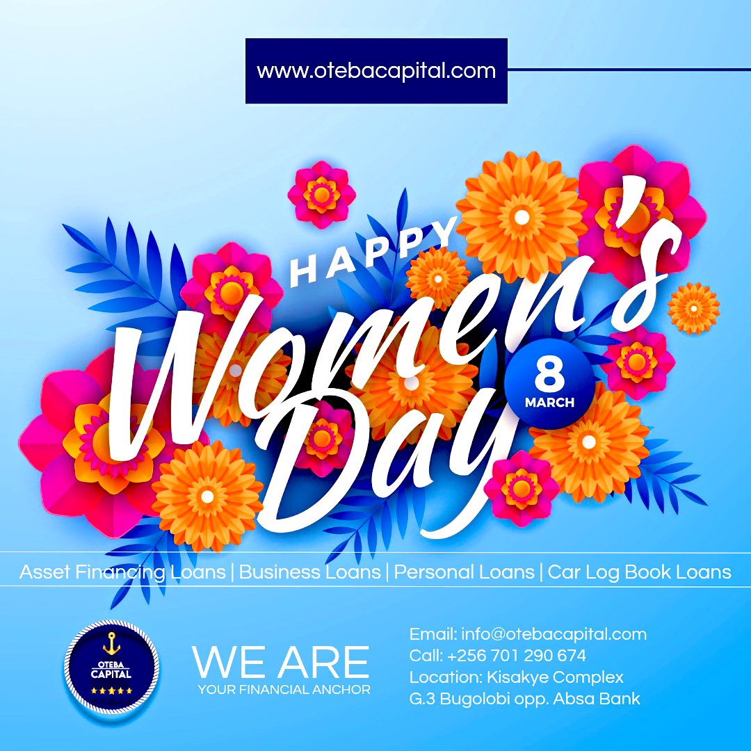 OtebaCapital's tweet photo. Happy Women’s Day! #otebacapital #yourfinancialanchor #TrendingNow https://t.co/k3AlaxsRzE