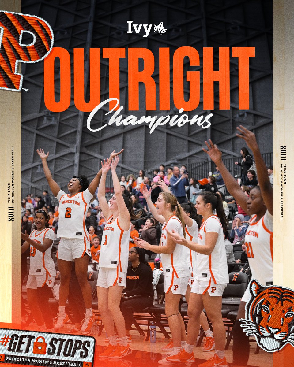 PrincetonWBB's tweet photo. Top Of The Food Chain. 😤

OUTRIGHT CHAMPIONS!!!! 

#GetStops 🐯🏀 https://t.co/sunyVXt2Z0