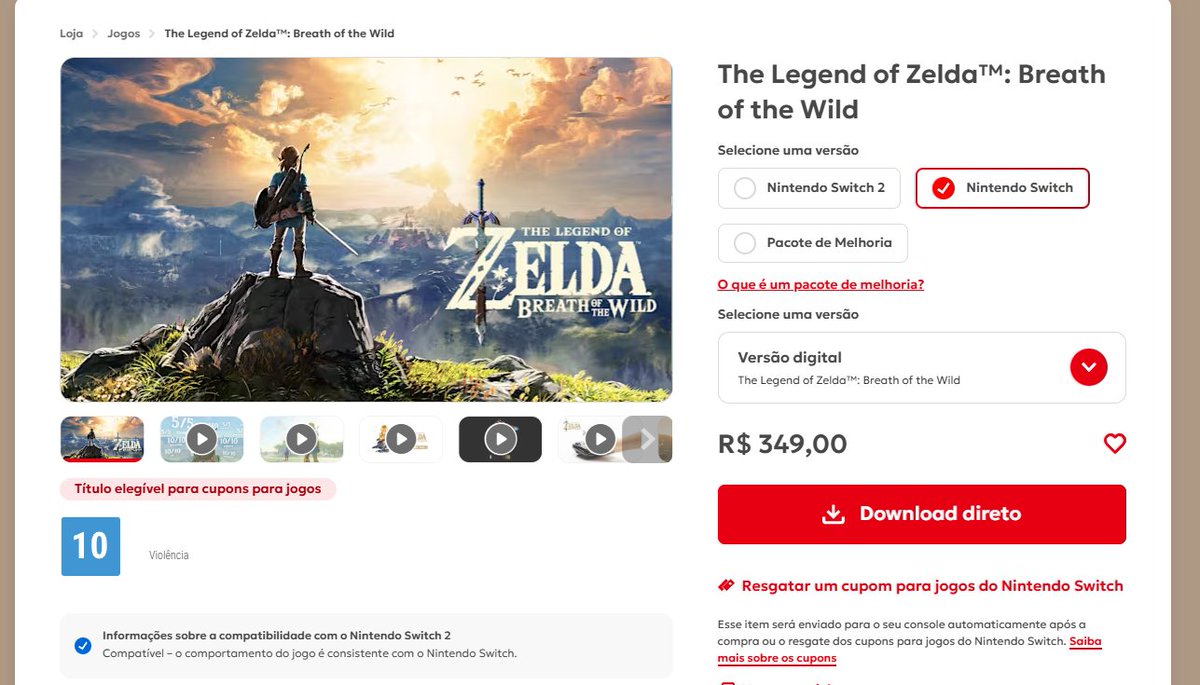 pombslov's tweet photo. @Dasgalaxia4 @FelpsMalvezi @supernintendist cobrar 350 reais em um jogo com quase 10 anos, preço esse que aumentaram por que sim kkkkkk https://t.co/lrs6D4fFNq