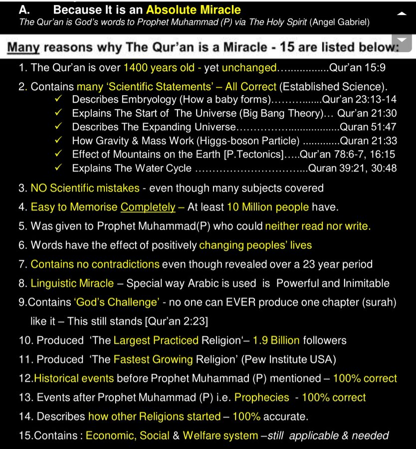 <a href="/oliverburdick/">Oliver Burdick</a> Qur'an is an Absolute Miracle