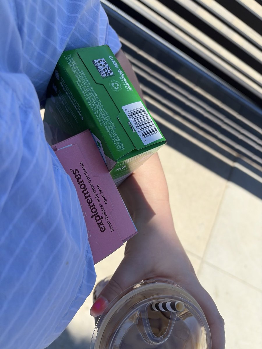 Shoutout to the Girl Scouts outside the cafe who hyped me up on my way to quit my job.