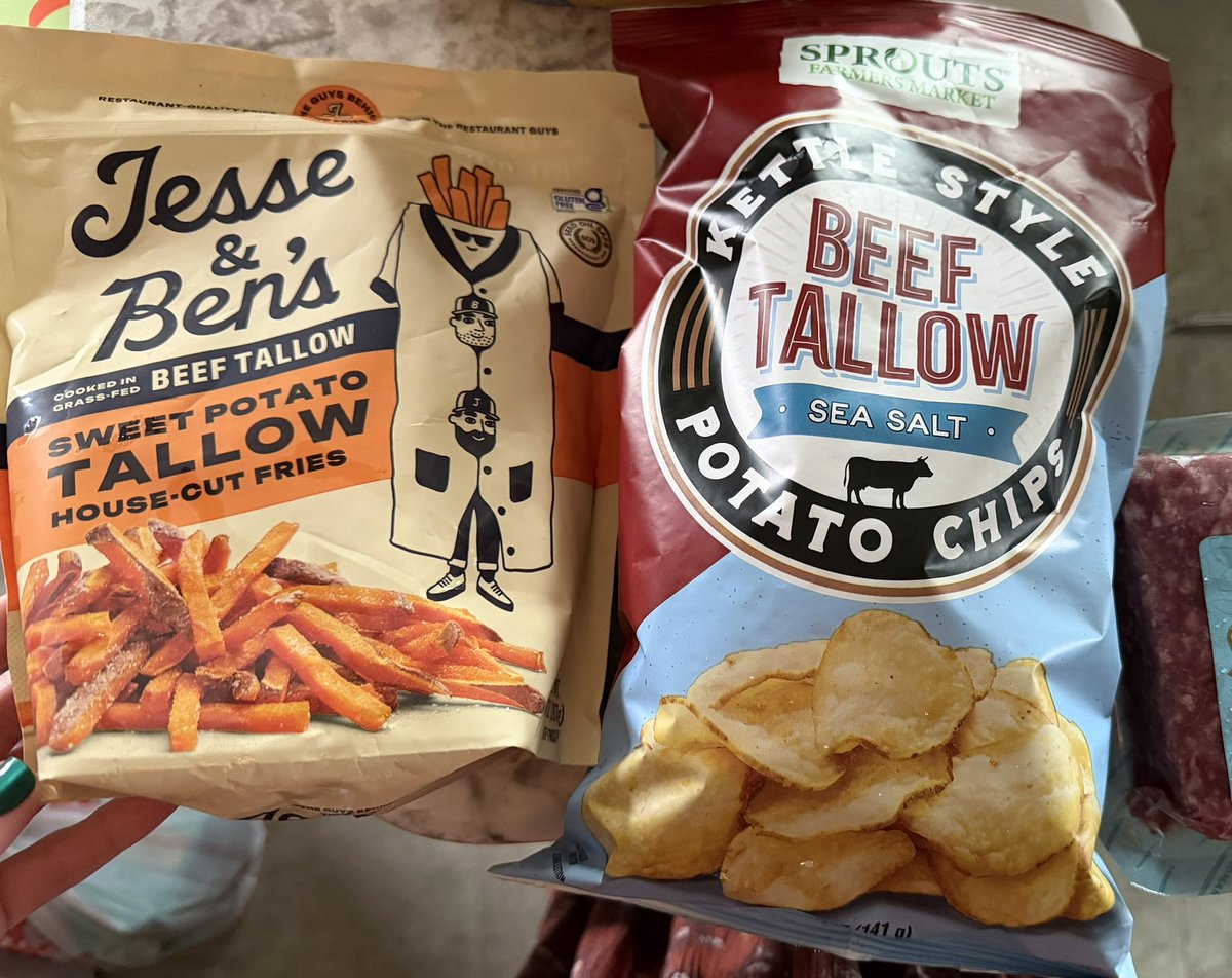 thattugglife's tweet image. Went to our new Sprouts today! It was INSANELY crowded in there but I found some fun beef tallow finds!

Definitely will go back, just not as an every shopping trip thing, they are PRICEY.
#MAHA