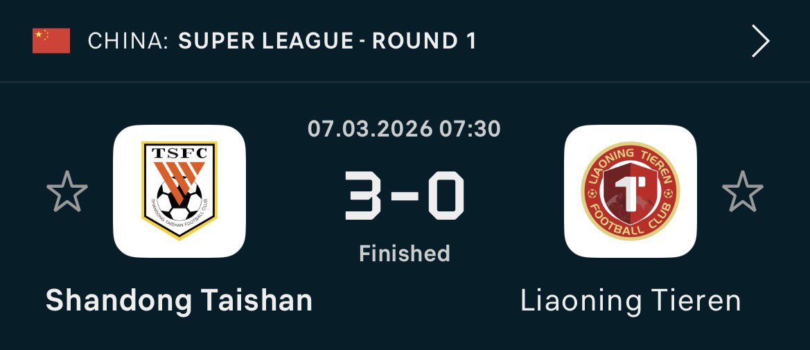 TipsdoFlow's tweet photo. Half a Win here for us in the first Chinese Super League round of the year 🇨🇳✅ https://t.co/Bzip9tHZUR
