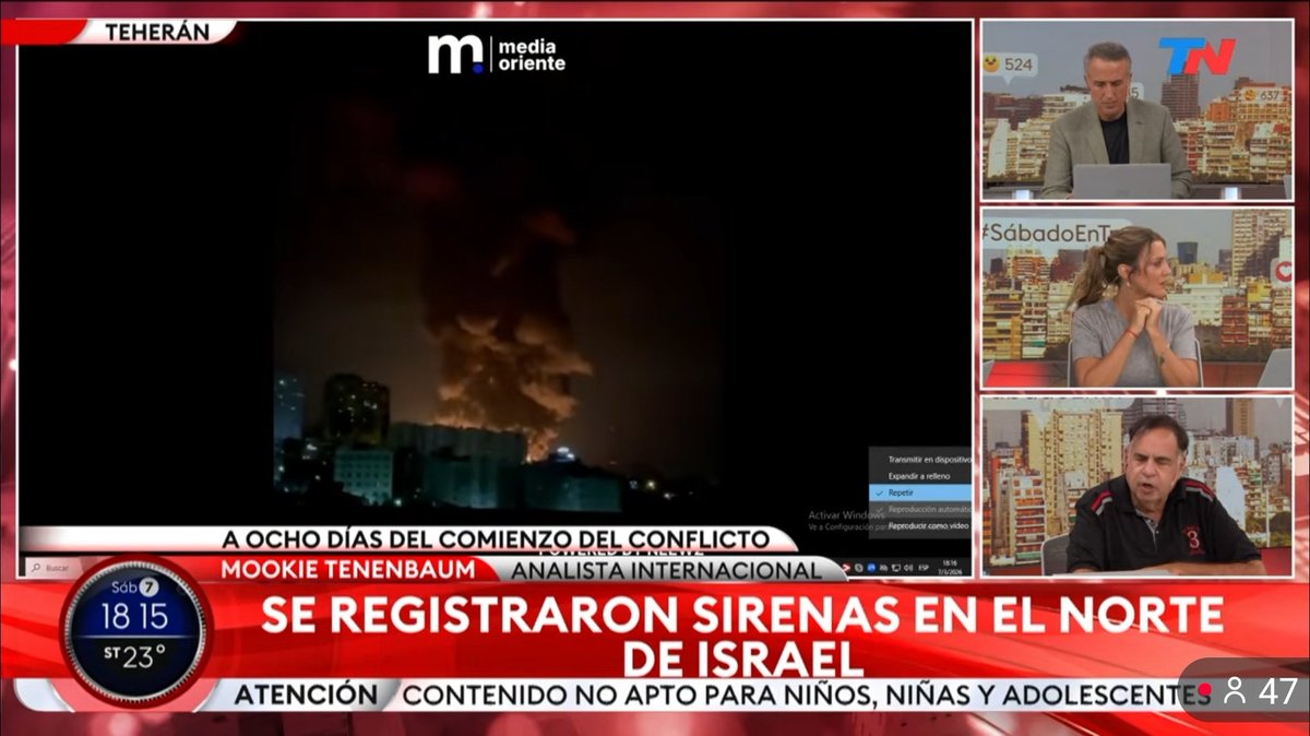 La "cobertura" de TN sobre la guerra en Medio Oriente consiste en llevar únicamente a voceros de Israel. 
Una vergüenza.