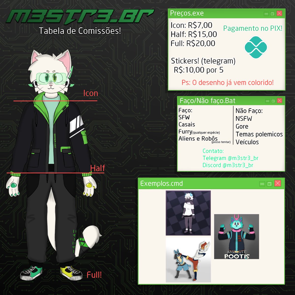 M3STR3_BR 😸✨ (Comissões Abertas) tweet media