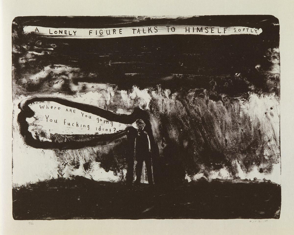 DAVID LYNCH's "A Lonely Figure Talks to Himself Softly" (2009)