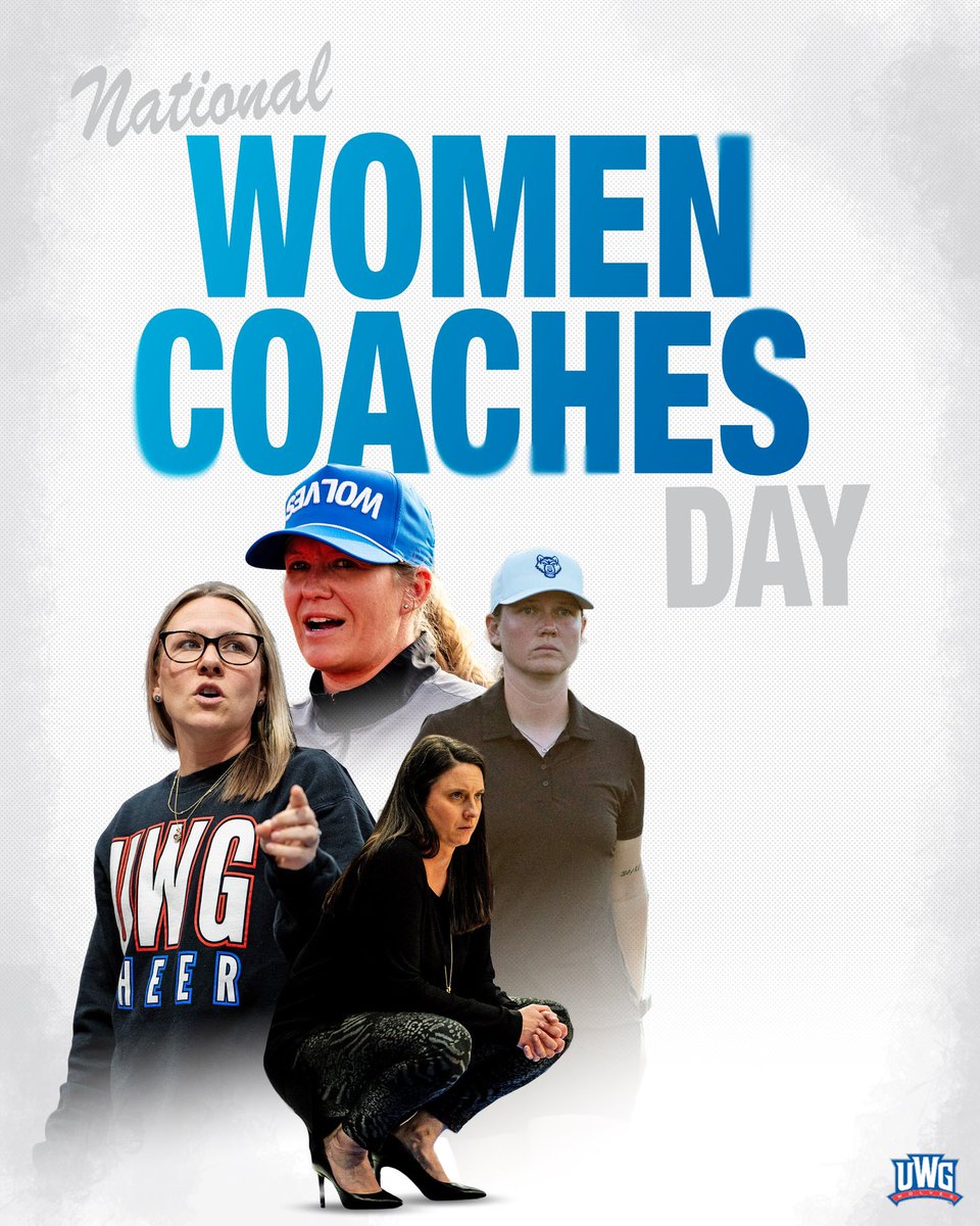 UWGAthletics's tweet image. Today, on #NationalWomenCoachesDay, we celebrate the incredible women leading the way for the Wolves 🐺

We also salute the women serving as assistant coaches within our department and say thank you for the dedication and passion in which you all lead!

#BuiltForMore