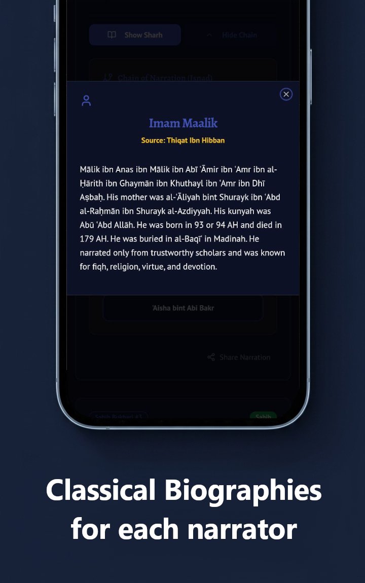 srush02's tweet photo. https://t.co/JkGK6Usovz

Hadith site with explanations, chains of narration expressed as flowcharts, and biographies for each narrator.

Mobile app coming soon™️ https://t.co/MQJb8JkeXA