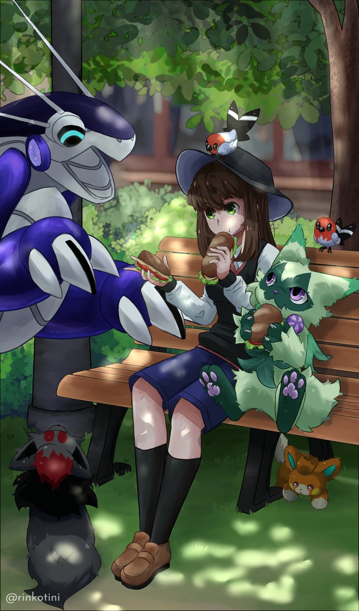 i guess miri pretended to be a disney princess in her uva academy days, with all these birds and weird robotic lizard hanging around her😌

#Pokemon 
#pokemonsv