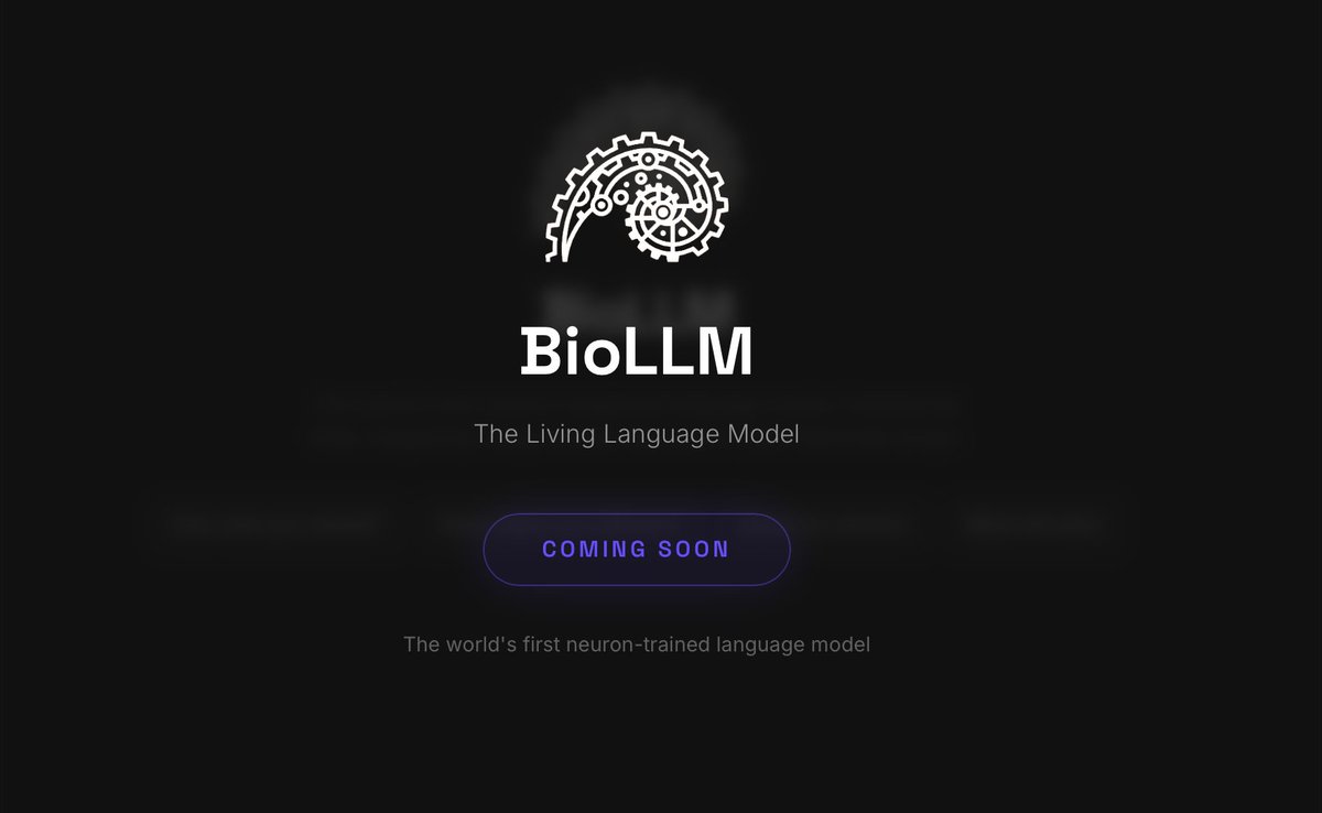 BioLLM.com is now up with our coming soon page.