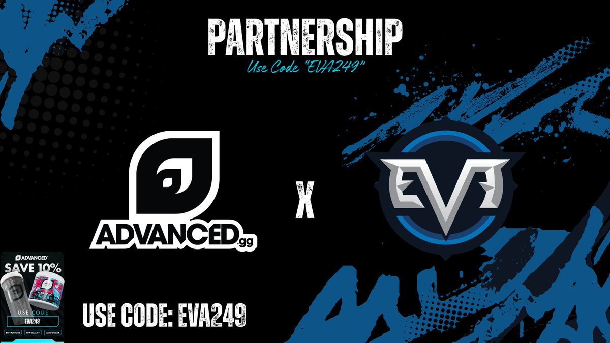 eVasive Action x <a href="/ADVANCEDgg/">ADVANCED®</a> 
Happy to join forces. Use Cod: eva249
The BEST energy in the game! #AdvancedGG #eVasiveOnTop