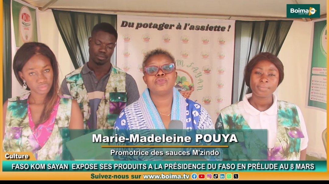 Boima_tv's tweet photo. Faso Kom Sayan expose ses produits à la Présidence du Faso  en prélude au 8 mars
https://t.co/owC0hpng3V https://t.co/mnIRCeiPMb