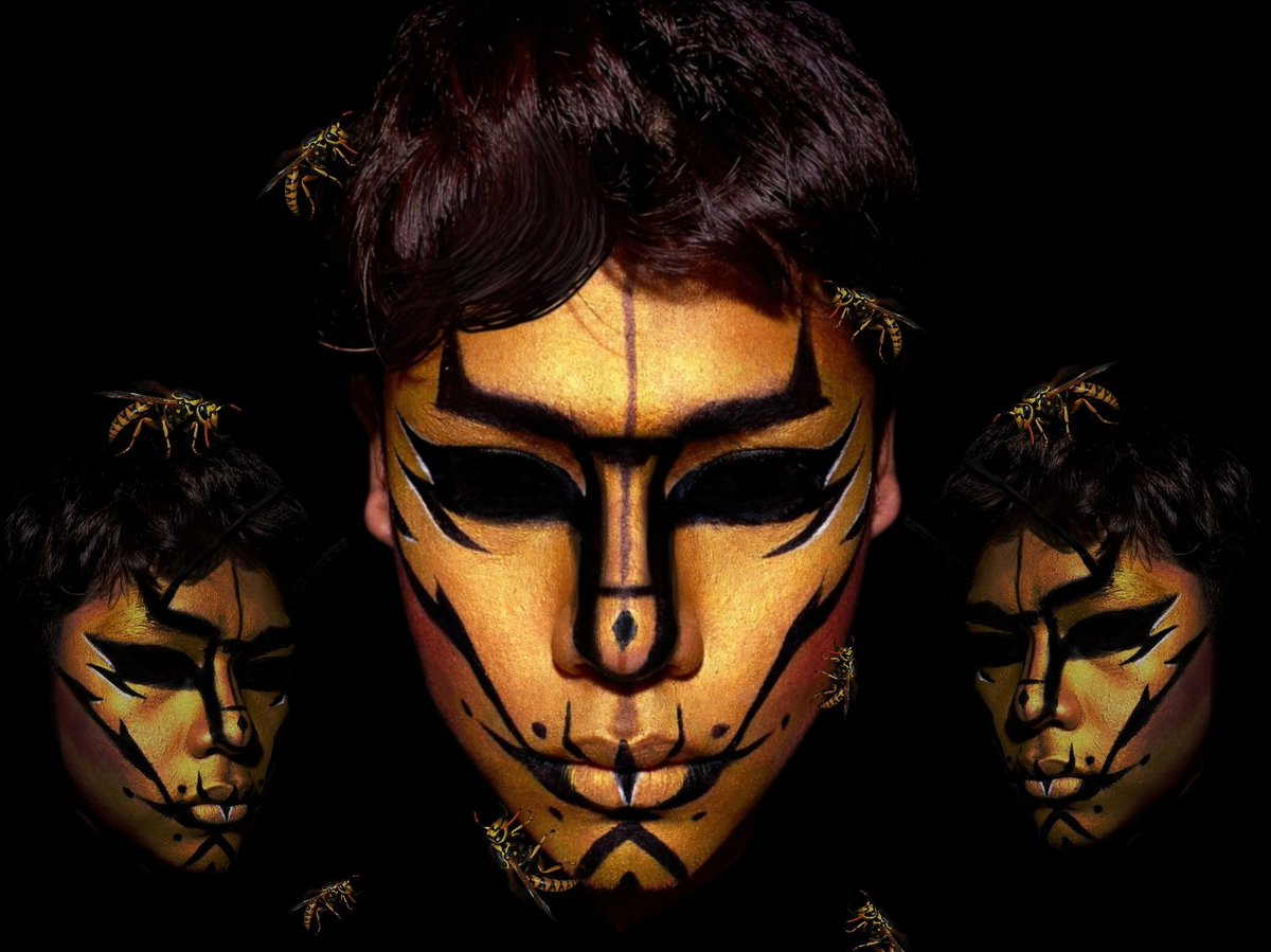Abneiris's tweet photo. @DiegoRoyet29 Un maquillaje q hice ayer 👻 https://t.co/O6d2LHhY2C