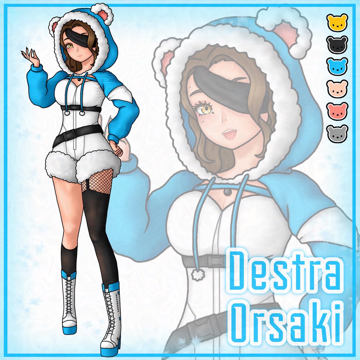 rpvofficial_vt's tweet photo. Hello! Here’s our character sheets done by our very own @dezzydesu ! Feel free to check out our personal accounts (in bio) for some more info/lore, we hope to get to chat with you all soon! 🦊🐻‍❄️

#vtuber #VtuberDebut #gamers #smallcreator #VTuberUprising #rpv https://t.co/vafIPzB2jT