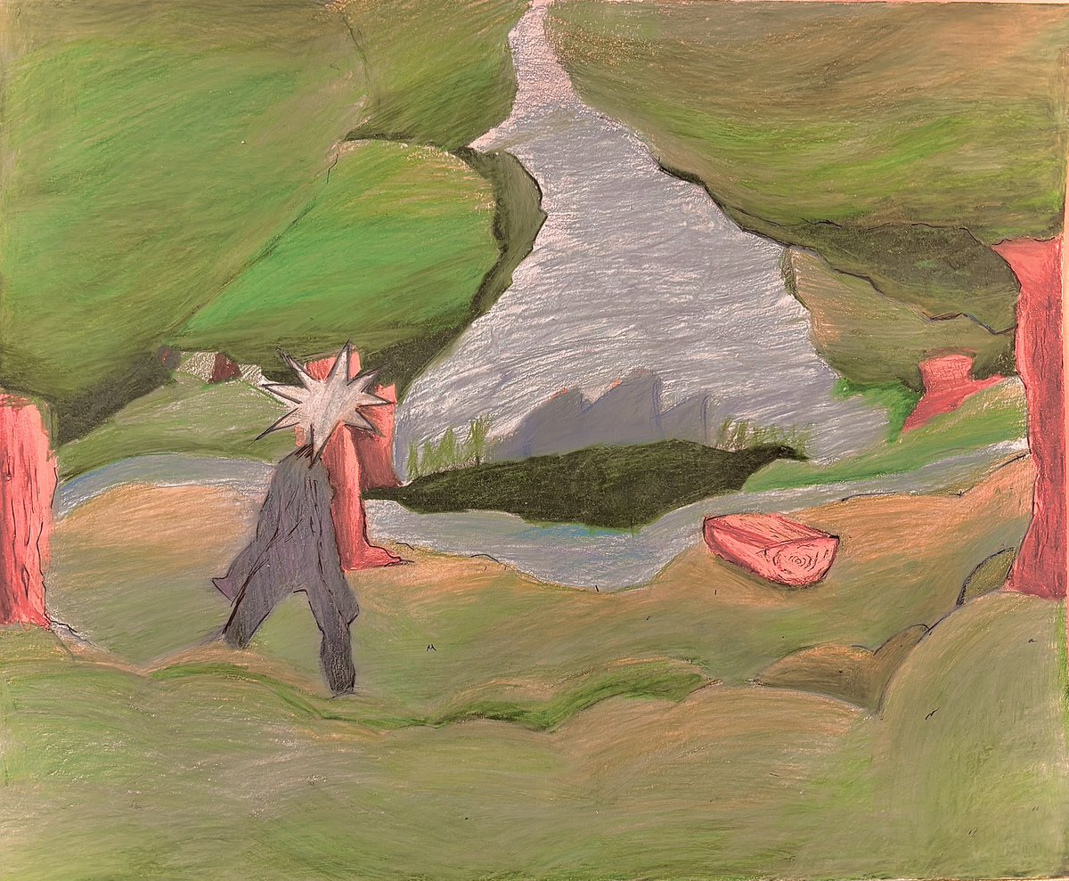 Something I worked on at school during Art a while back (few weeks ago)