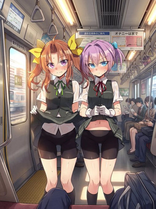 見せてくれない陽炎と不知火(艦これ)