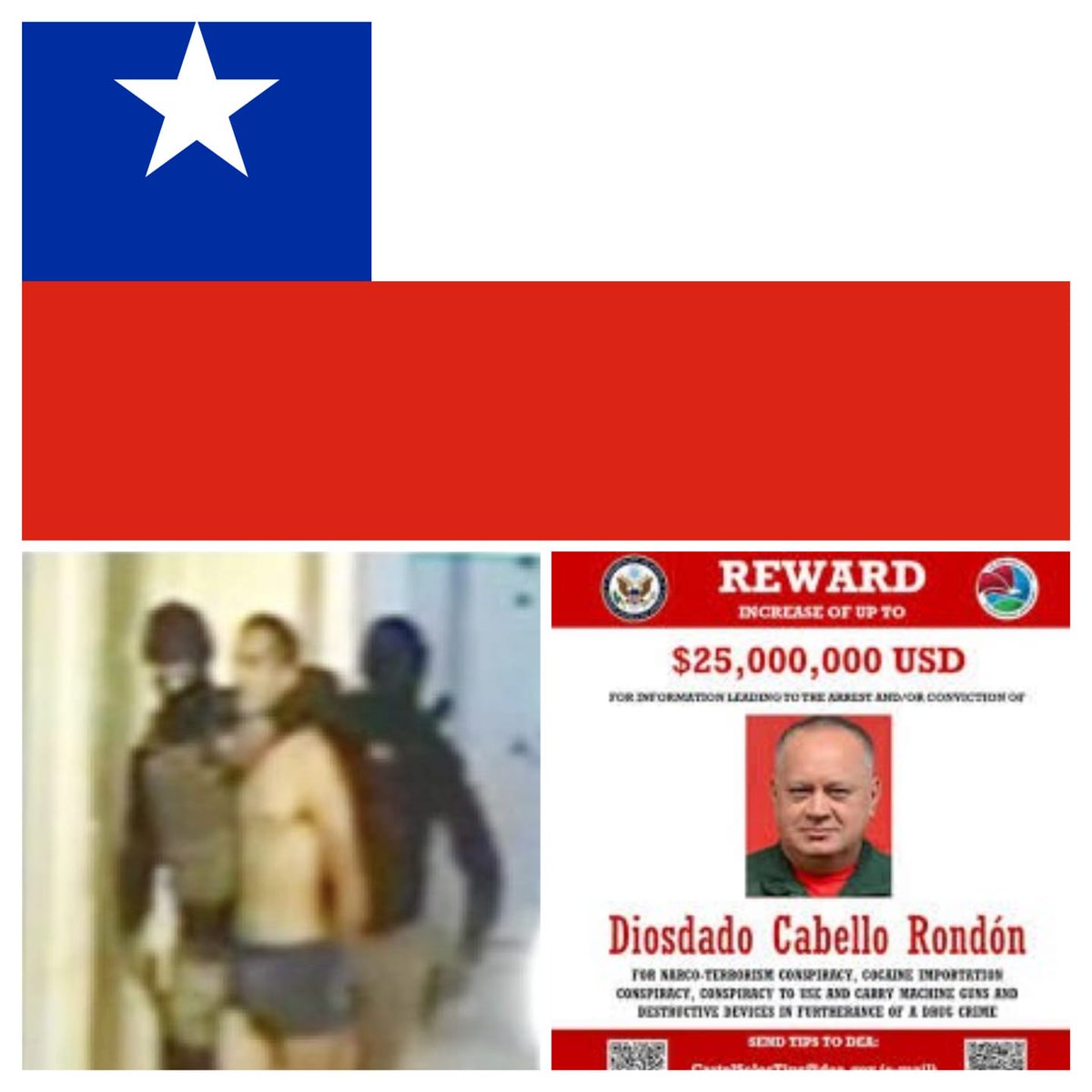CHILE tiene un caso sólido contra el narcoterrorista Diosdado Cabello; el país se integra a la iniciativa Escudo de las Américas, inaugurada hoy por el presidente Donald Trump. Ha pedido a los presidentes de la alianza que identifiquen los objetivos y carteles para atacarlos.