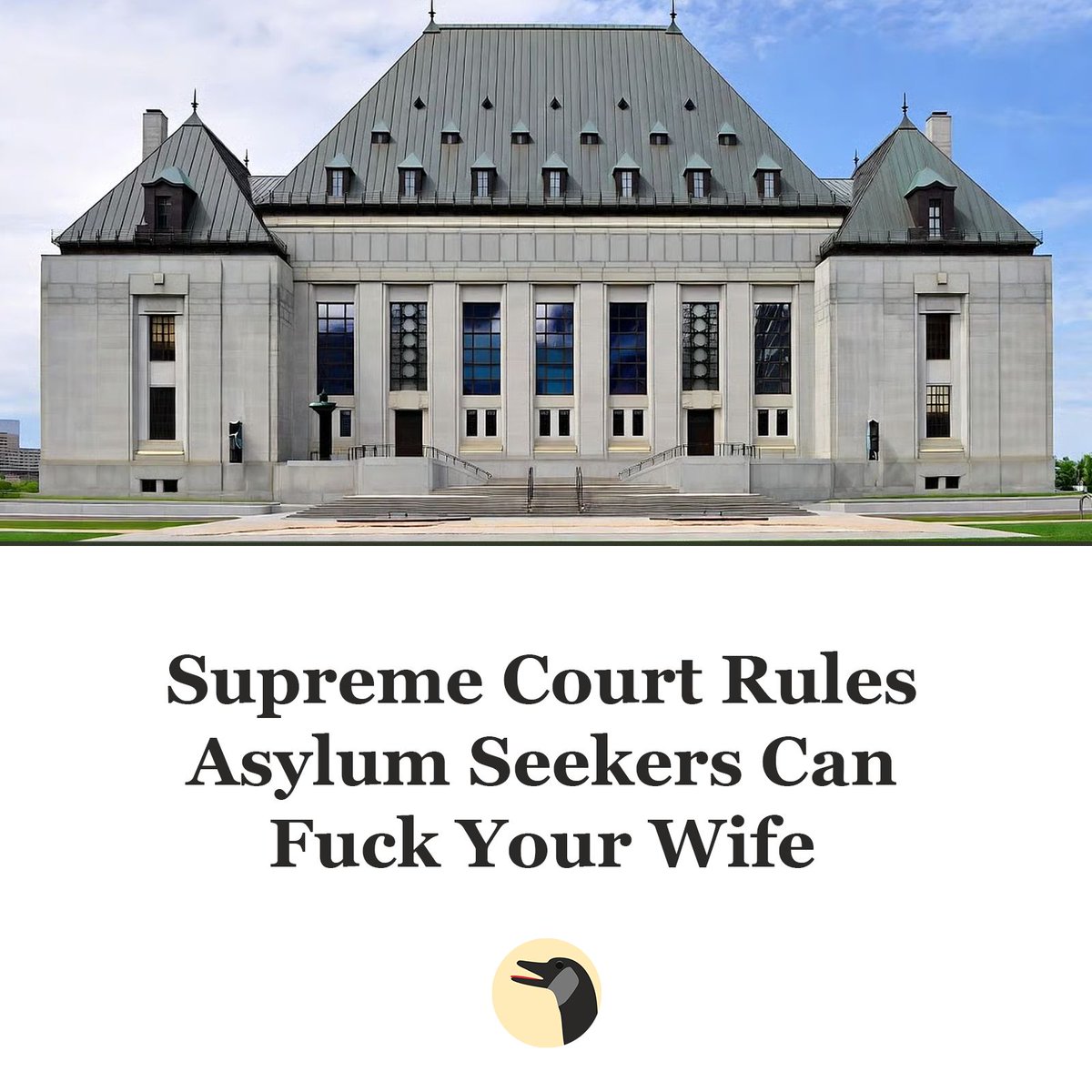 Supreme Court Chief Justice Richard Wagner ruled today that withholding access to your wife from marginalized communities hurts them disproportionately, as an equity deserving group.