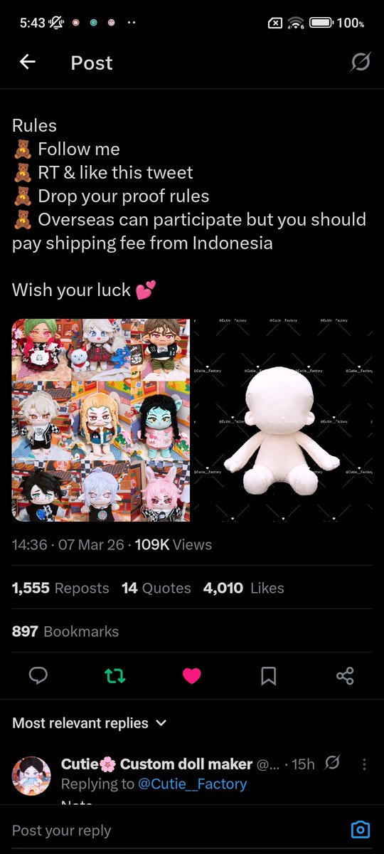 4klto's tweet photo. @Cutie__Factory Tysm for hosting the giveaway! ^^ https://t.co/zd2PMbzqxm
