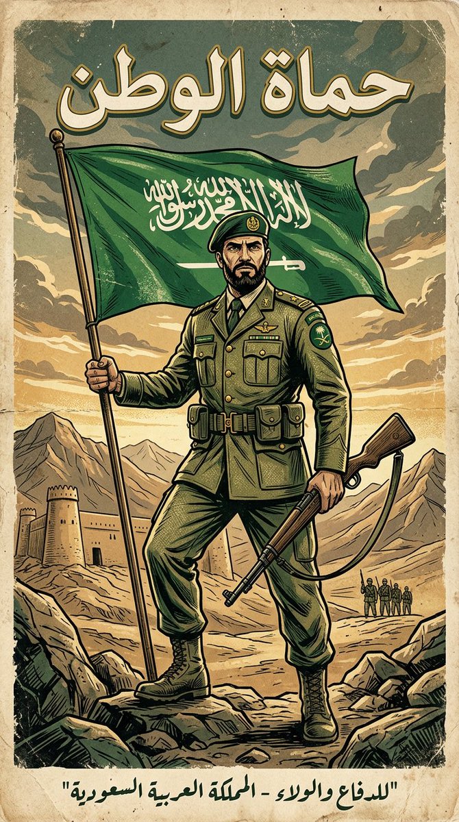 l_tam1's tweet photo. الله يديم عز مملكتنا وقيادتها وشعبها ورجال امنها 
اليوم نعيش في نعمة اسمها الأمن والأمان 
بفضل الله ثم بسواعد رجال هالبلد 🇸🇦
#وطن_تصونه_سواعد_الرجال https://t.co/9FRPB0AVzG