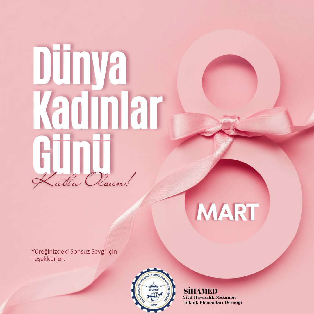Emekleri, sevgileri ve mücadeleleriyle geleceğimizi inşa eden tüm kadınların #8Mart Dünya Kadınlar Günü kutlu olsun.

İyi ki varsınız!✨