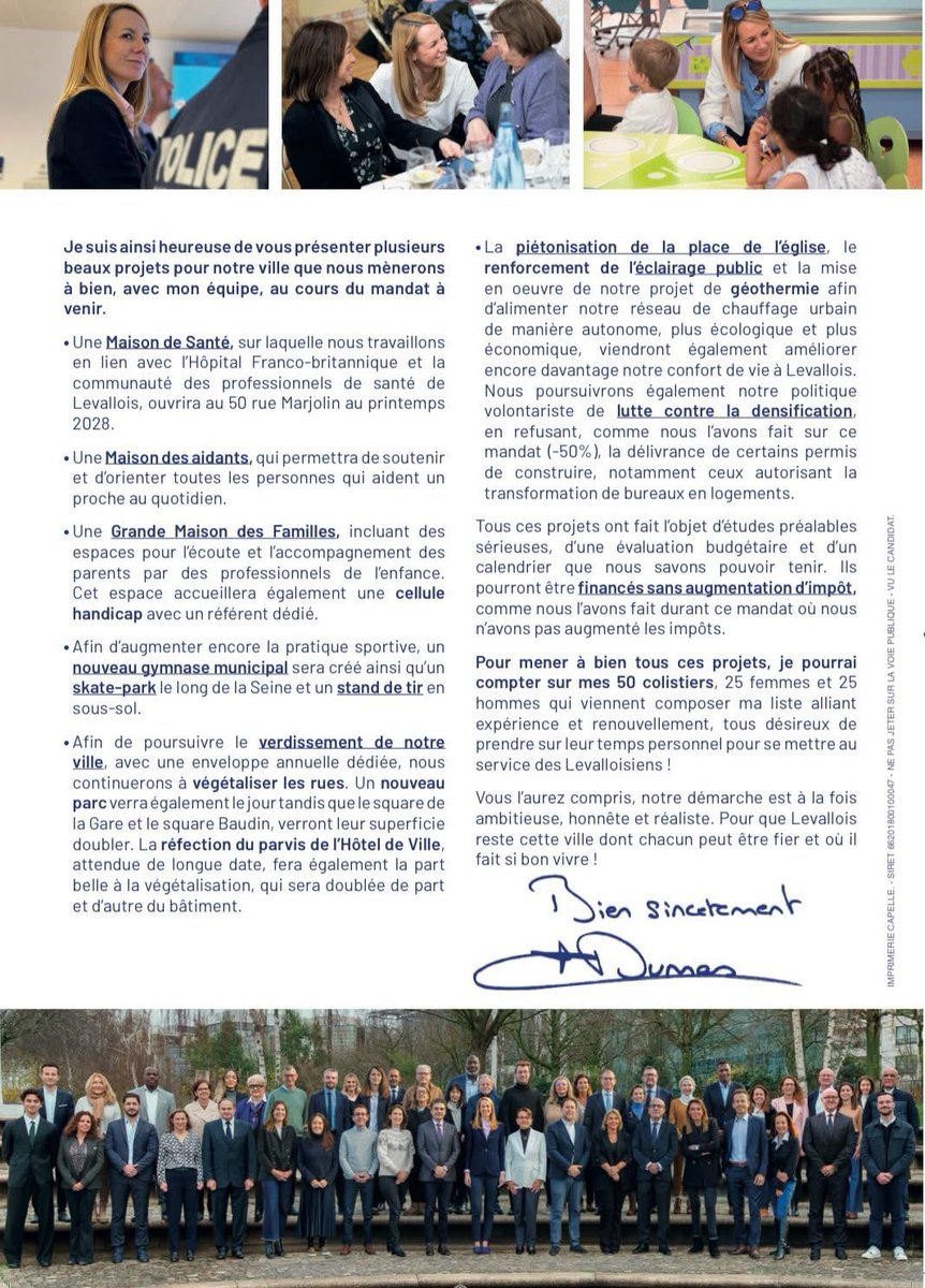 sdeschiens's tweet photo. 🚀🚀🚀 La force du terrain, de l’engagement, des promesses tenues et des convictions ! 💙💛💙

🗳️Dimanche 15 Mars je vote pour notre Maire Agnès Pottier-Dumas

#AvecAgnes #Municipales2026 #LevalloisAuCoeur https://t.co/6ZHT53Id8S