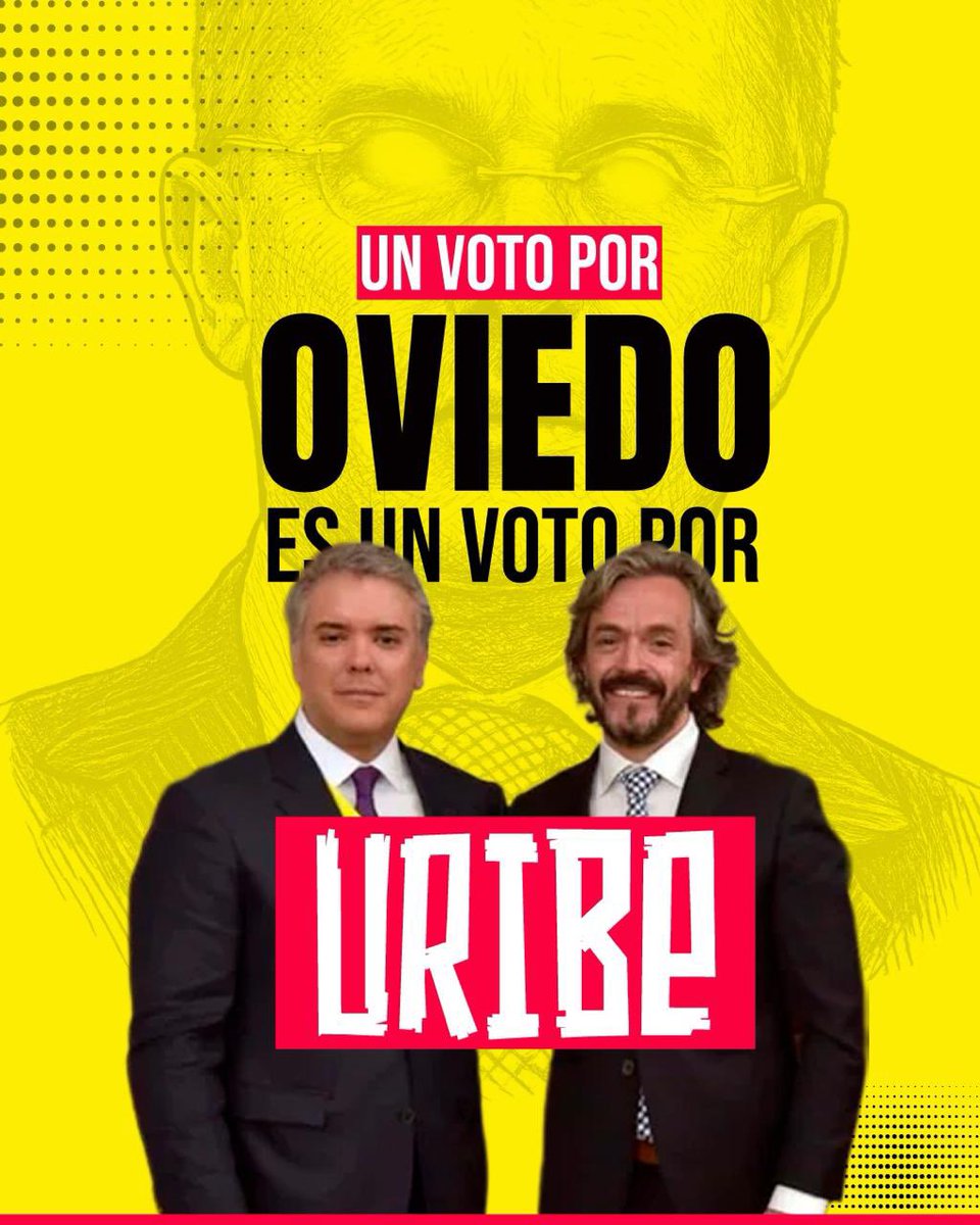 Cualquier voto a la consulta de Oviedo y Vicky suma al uribismo y su resultado.

No te dejes engañar de influencers que hablan desde la superioridad moral pero venden su conciencia. El voto progresista es por Iván Cepeda este 31 de mayo en la primera vuelta. Sin votar consultas.