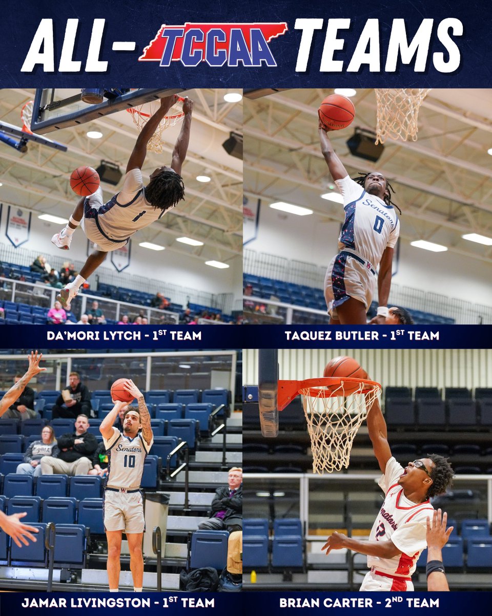 WaltersStSports's tweet photo. Congratulations to all our TCCAA Men’s Basketball Award Winners and All-TCCAA members! https://t.co/pZjLfavgM7