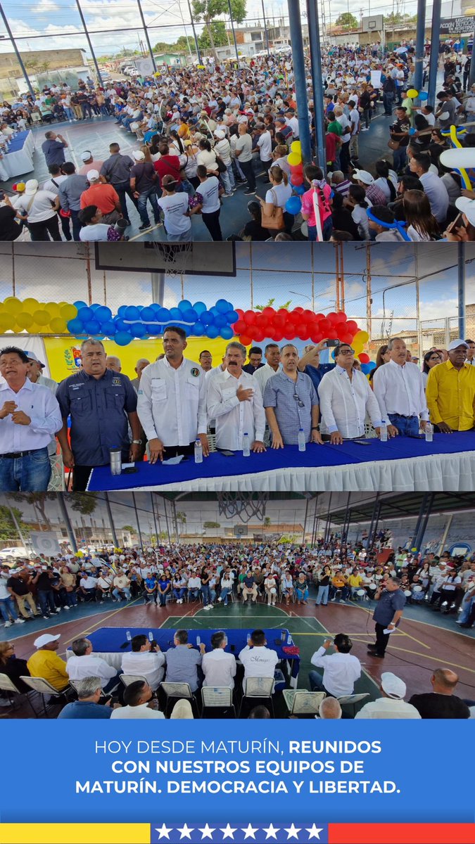 Hoy a partir de las 11am se efectuó nuestro acto en Maturín con la presencia de nuestro secretario de organización nacional Piero Maroún y otros miembros del CEN de AD .
