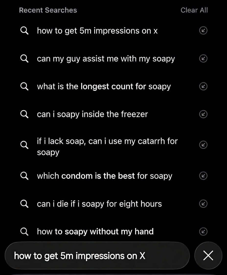 How to get 5m impression on x